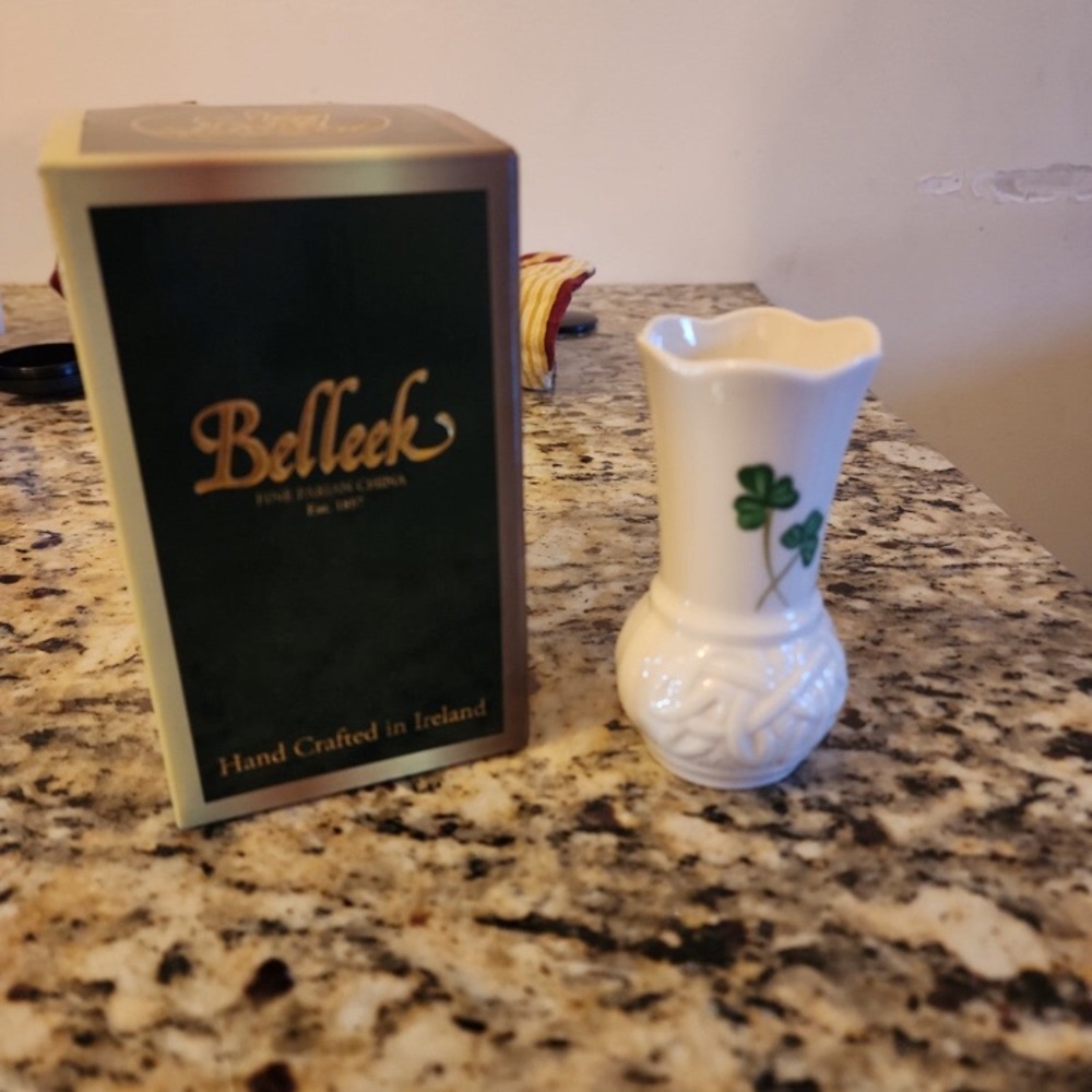 Belleek vase